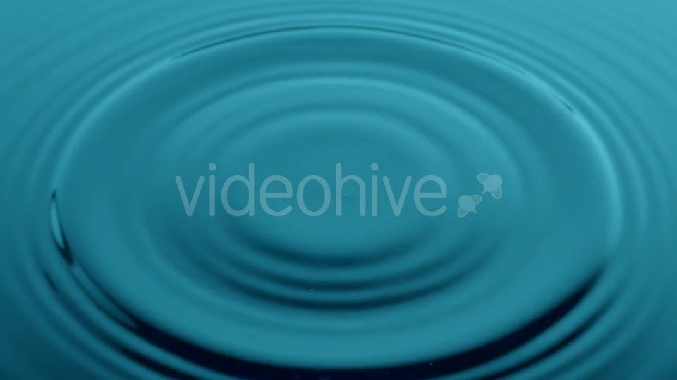 Water Drop Blue Water  Videohive 13572394 Stock Footage Image 3