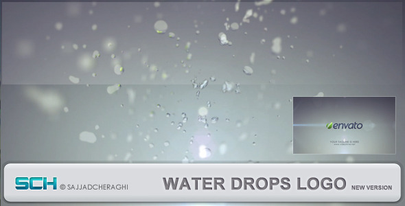 Water Drops Logo - Download Videohive 2393943