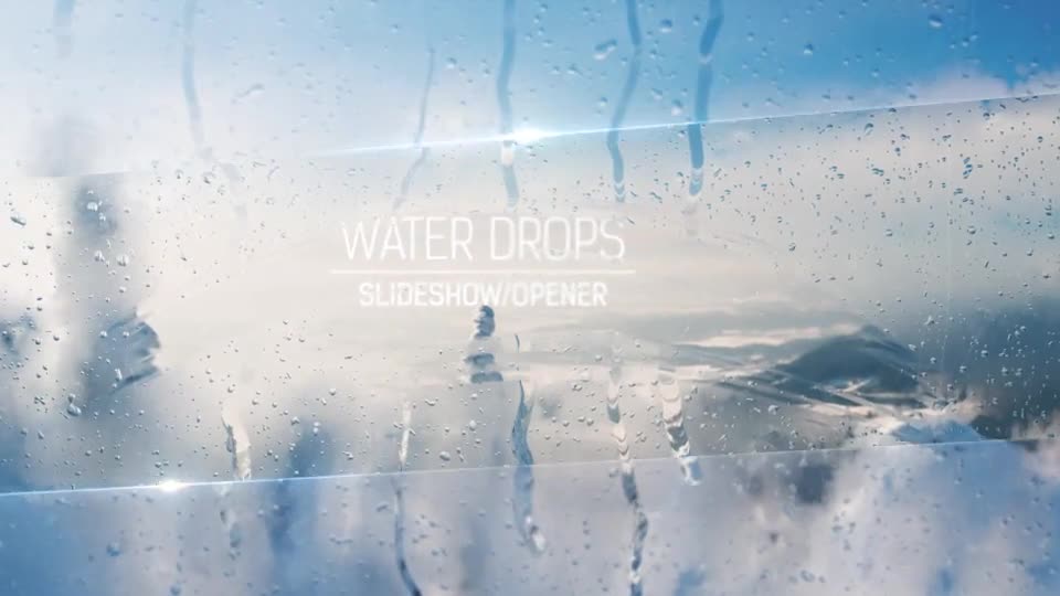 Water Drops Slideshow Videohive 14413143 After Effects Image 1