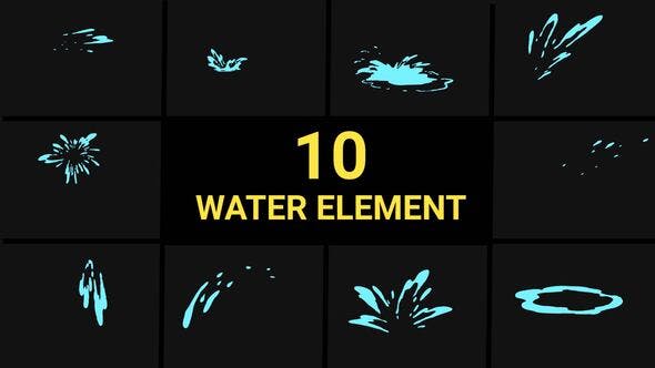 Water Element Pack - 35997037 Videohive Download