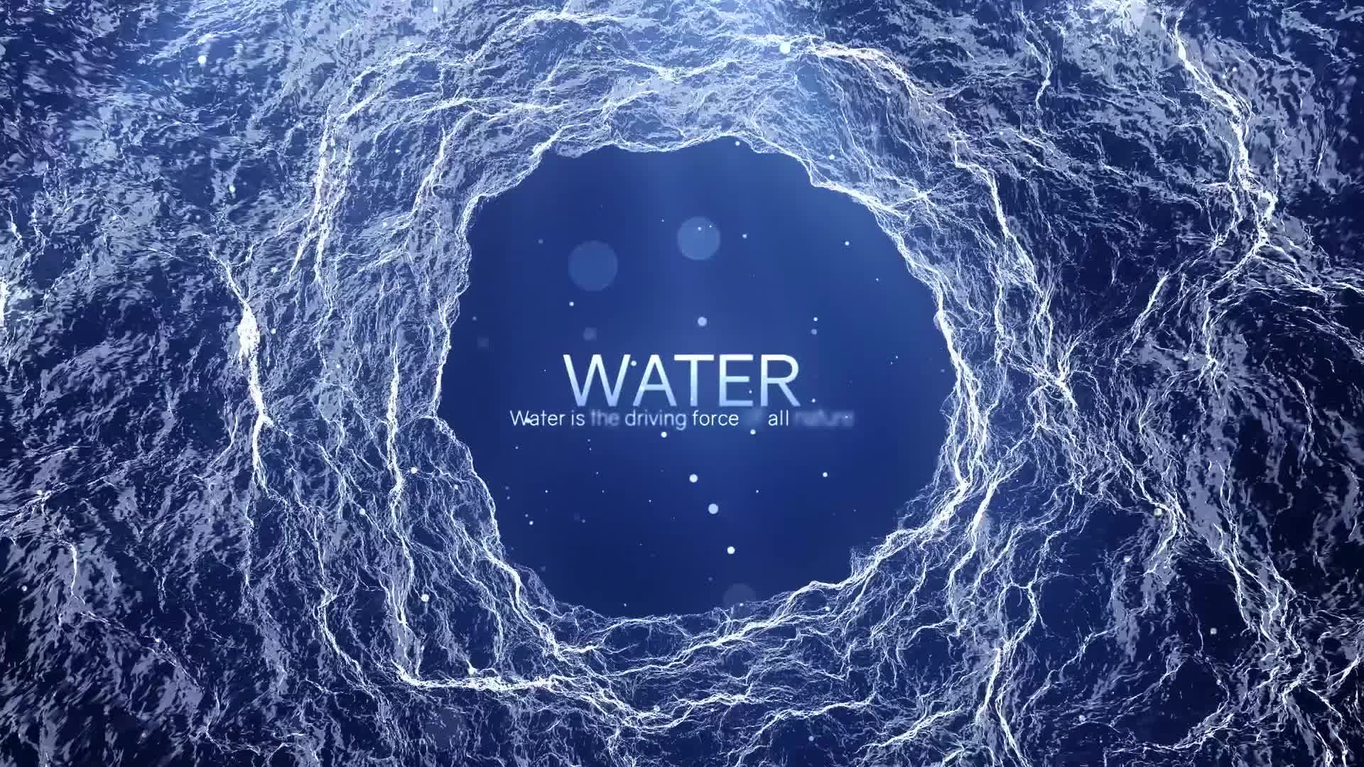 Water Inspirational Titles Videohive 24308364 After Effects Image 1
