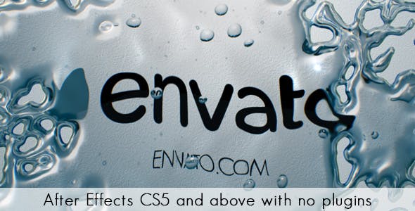 Water Logo Reveal - 17508158 Videohive Download