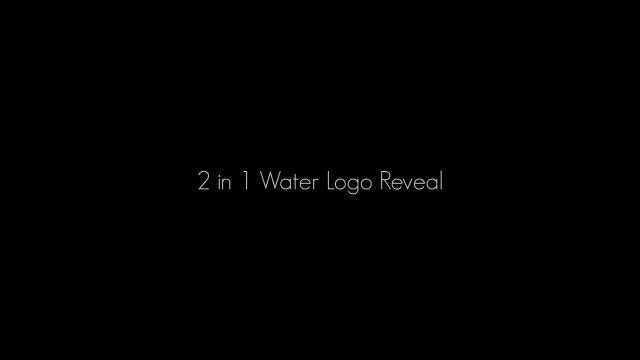 Water Logo Reveal Videohive 9487784 After Effects Image 1