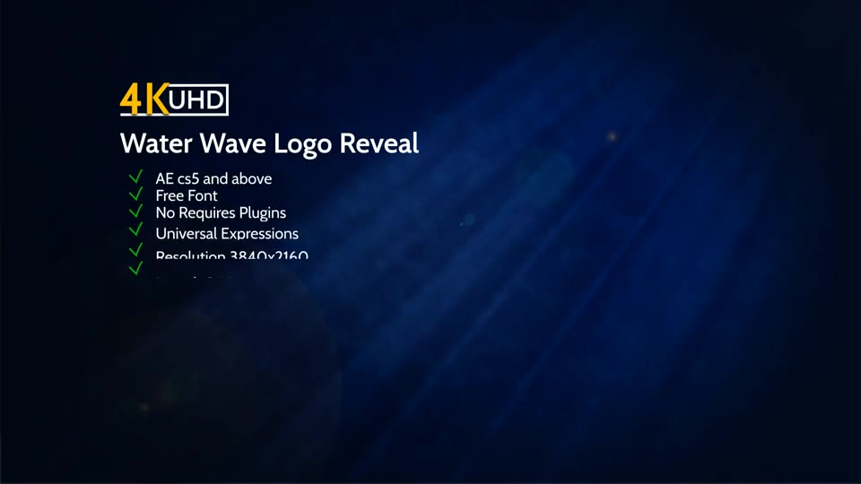 Water Logo Videohive 34162935 After Effects Image 2