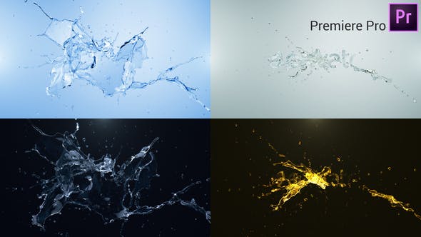 Water Splash Logo Reveal Premiere Pro - Download 27440390 Videohive