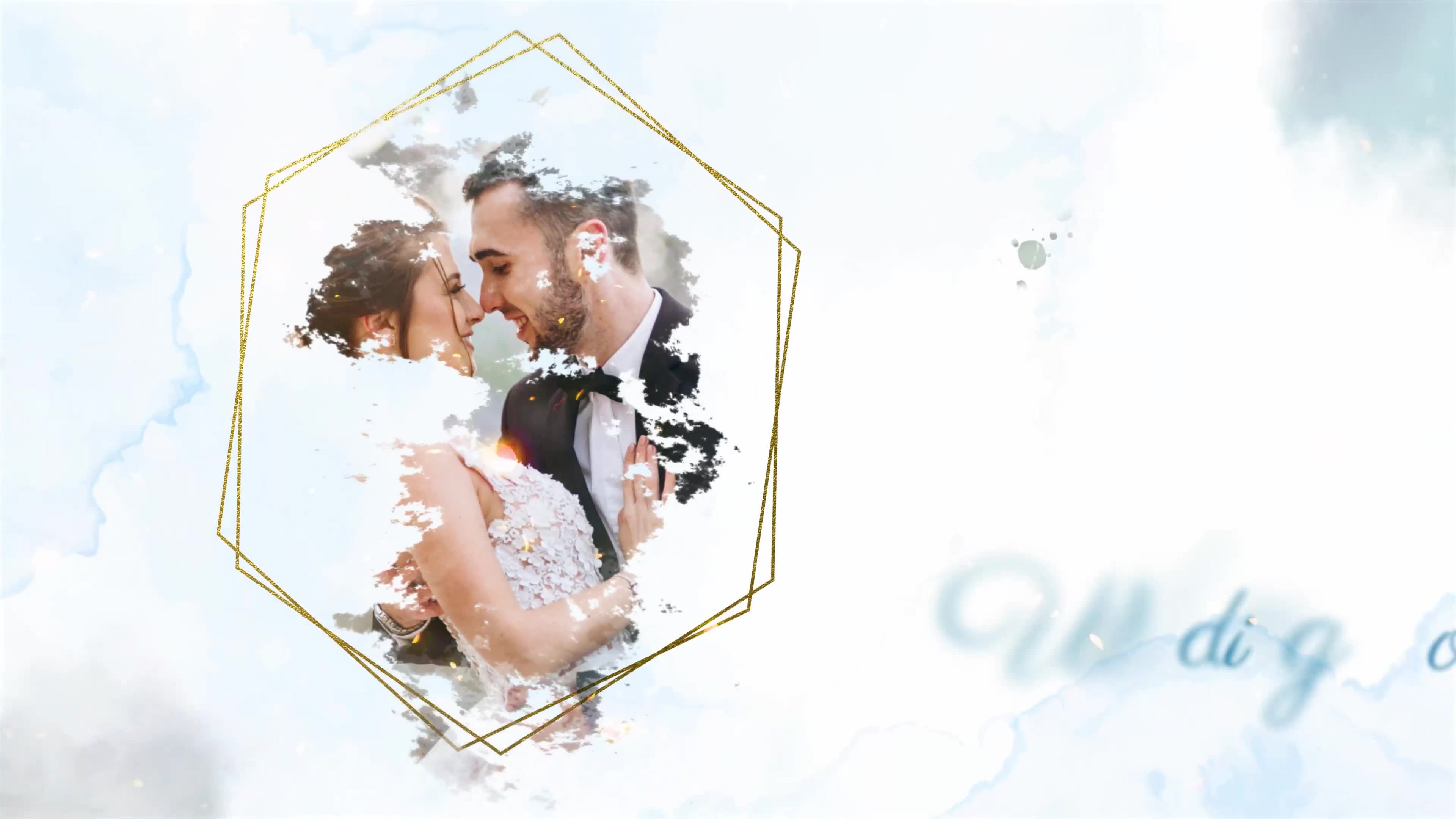 WaterColor and Floral Wedding Slideshow Videohive 36831945 After Effects Image 6