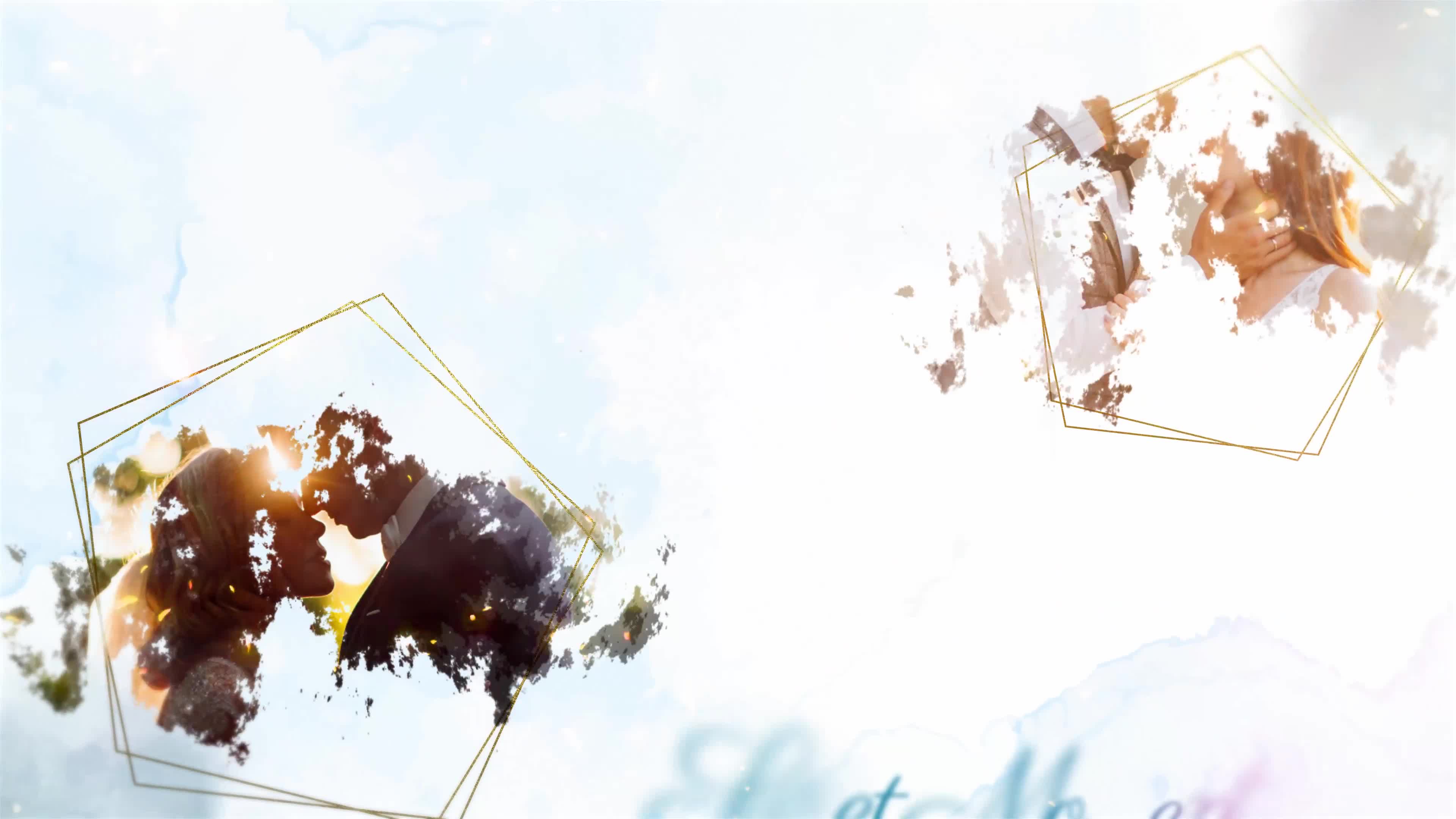 WaterColor and Floral Wedding Slideshow Videohive 36831945 After Effects Image 7