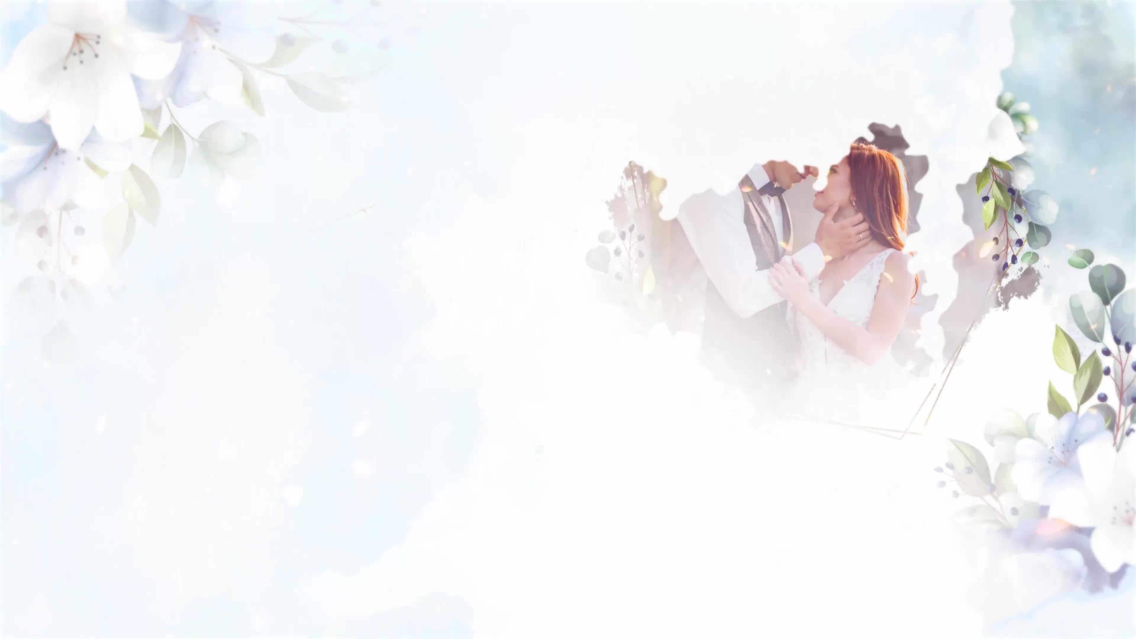 WaterColor and Floral Wedding Slideshow Videohive 36831945 After Effects Image 8