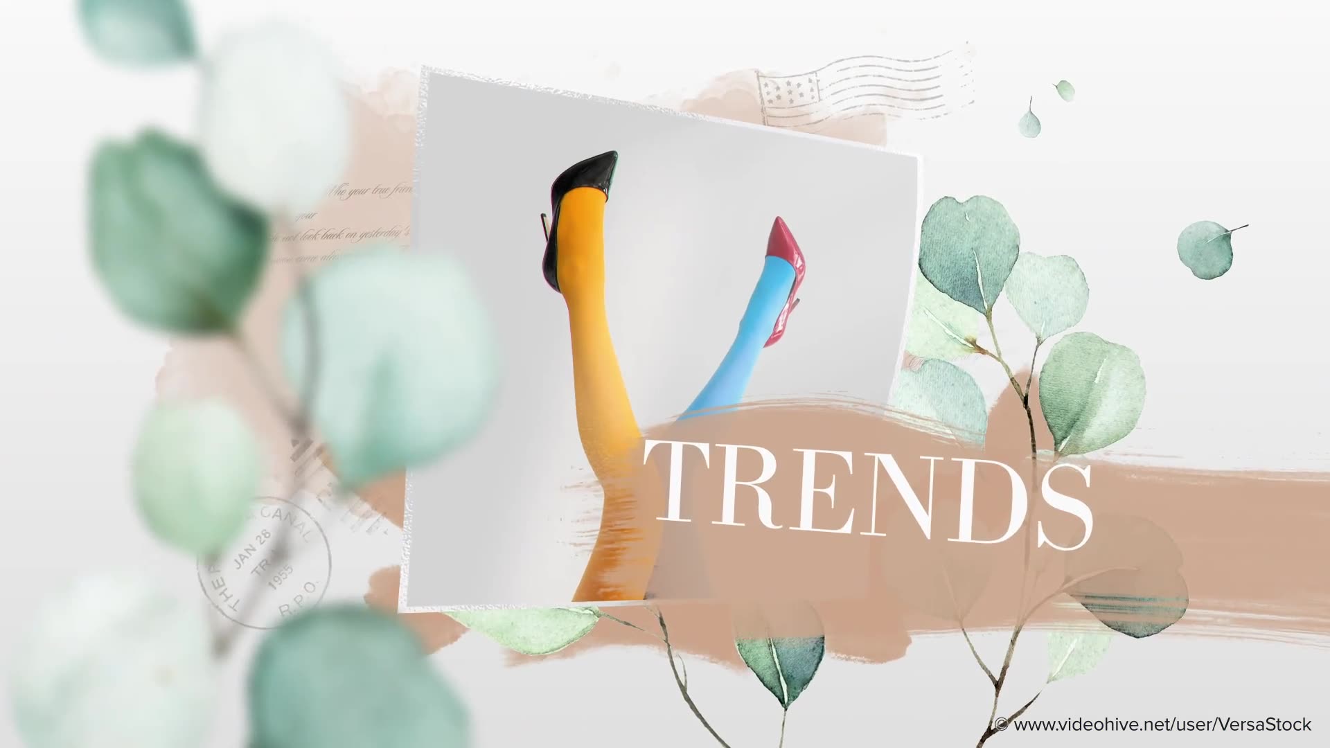Watercolor Frames Opener 4K and Social Videohive 30236910 After Effects Image 3