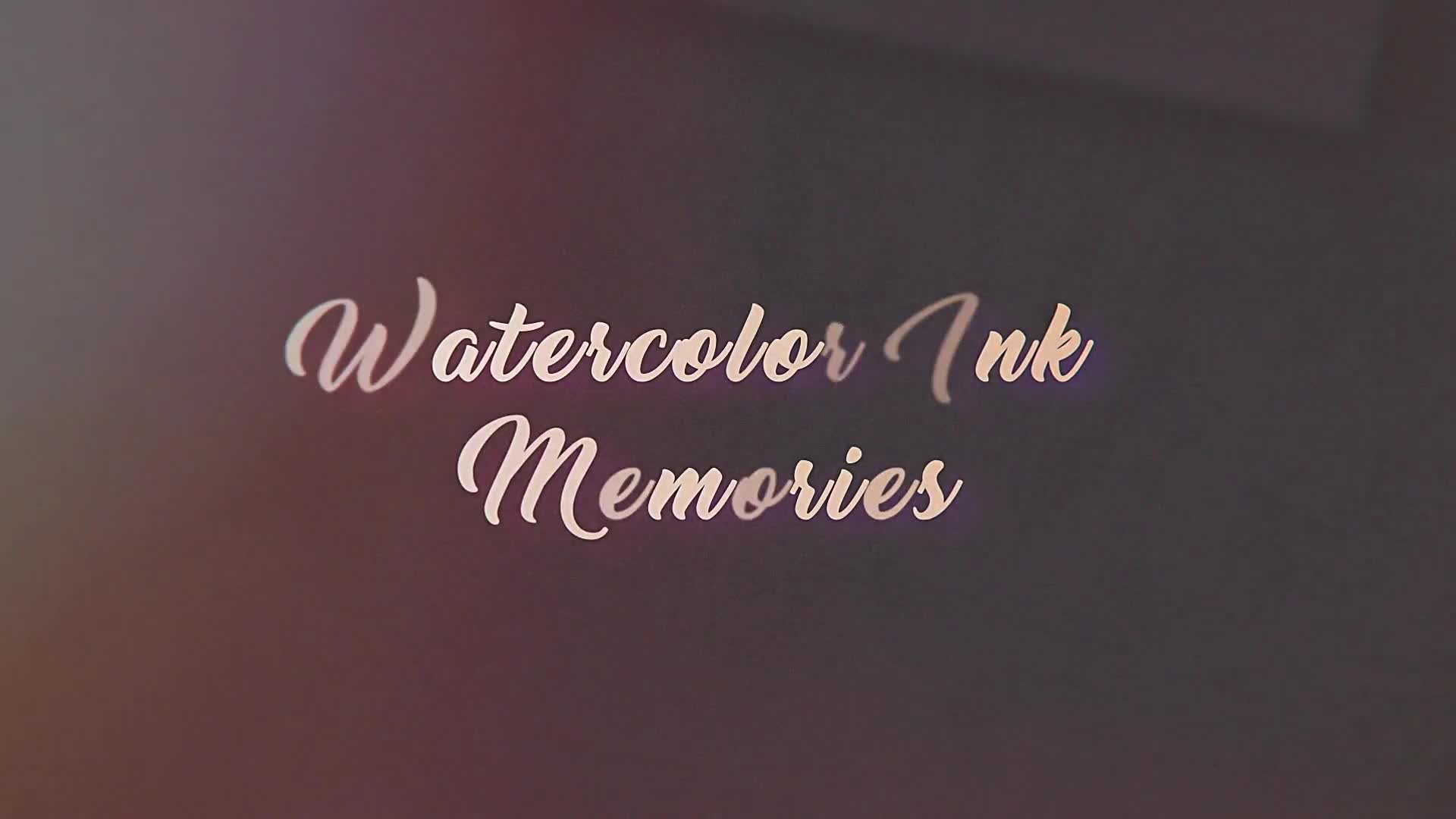 Watercolor Ink Memories - Download Videohive 20690338