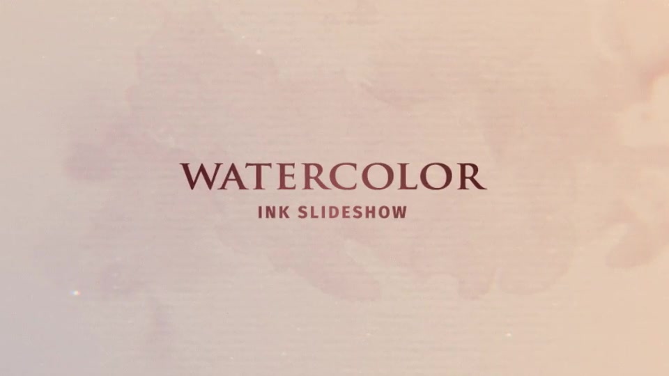 Watercolor Ink Slideshow - Download Videohive 16566335