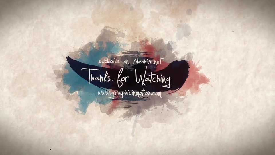 Watercolor & Ink Slideshow - Download Videohive 8514684