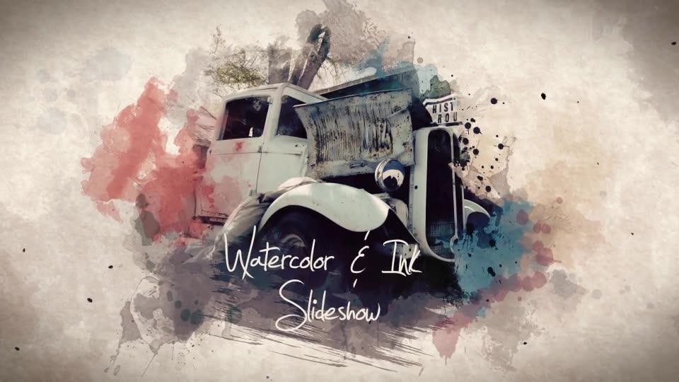 Watercolor & Ink Slideshow - Download Videohive 8514684