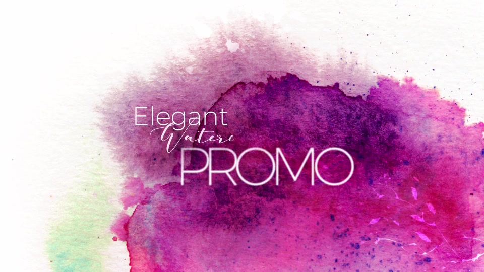 Watercolor Inks Typography Videohive 24988449 Premiere Pro Image 6