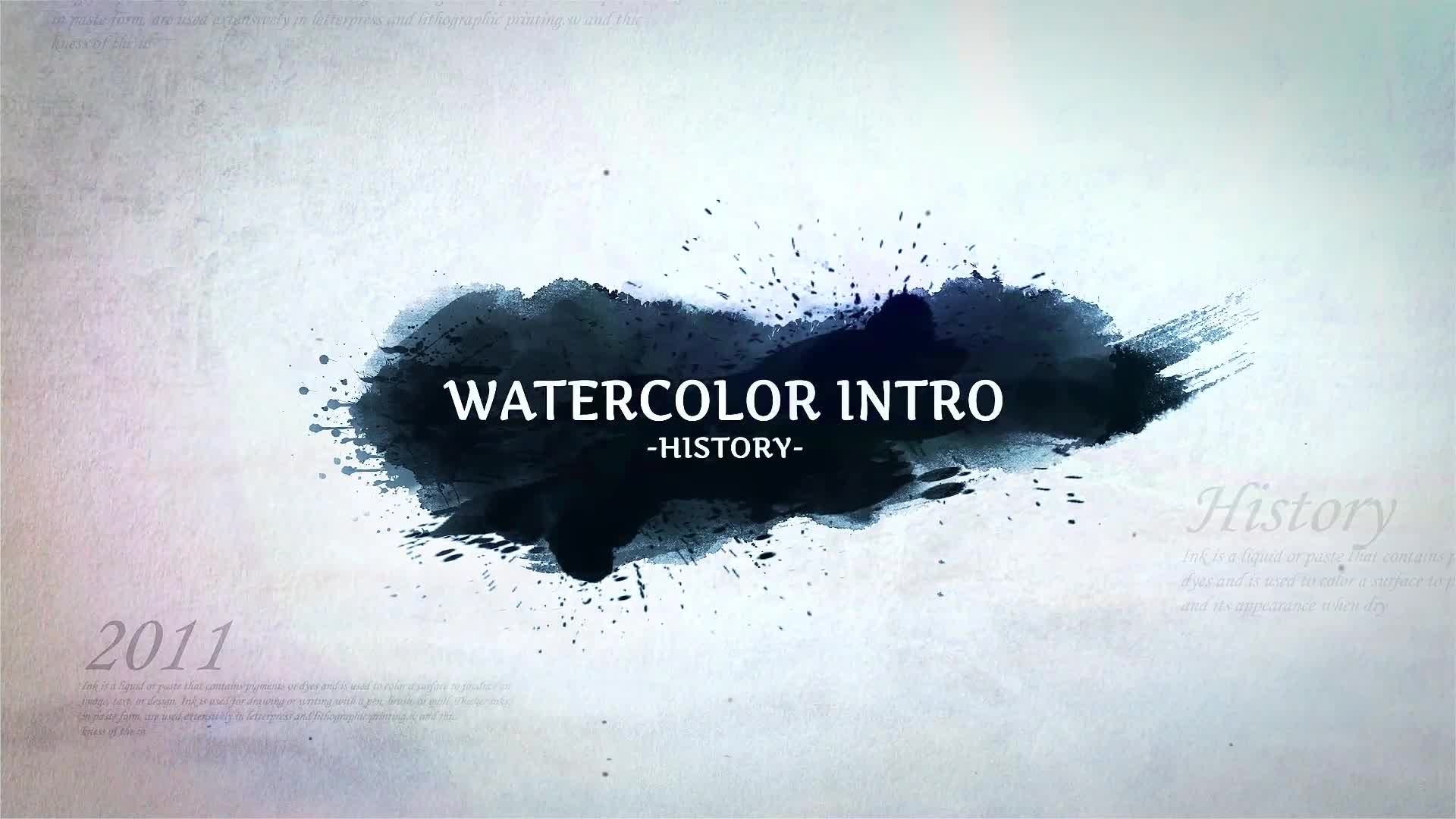Watercolor Intro Videohive 33578591 Premiere Pro Image 1