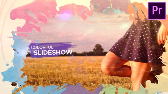 Watercolor Parallax Slideshow - 24089907 Videohive Download