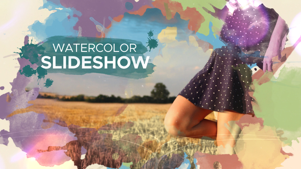 Watercolor Parallax Slideshow - Download Videohive 22546329