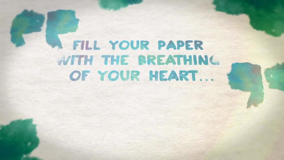 Watercolor Quotes and Animated Font - Download Videohive 5290238