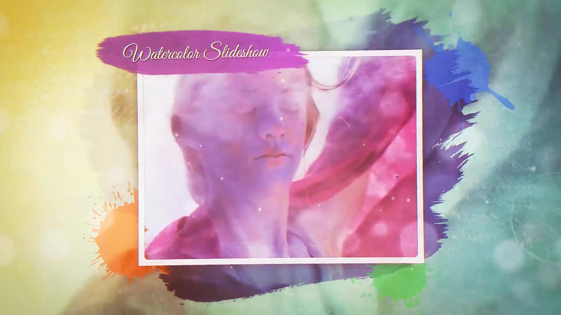 watercolor slideshow videohive free download after effects project
