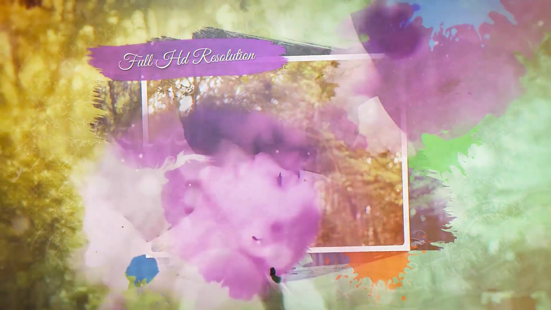 watercolor slideshow videohive free download after effects project
