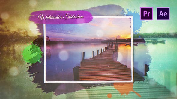 Watercolor Slideshow - Videohive 25515057 Download