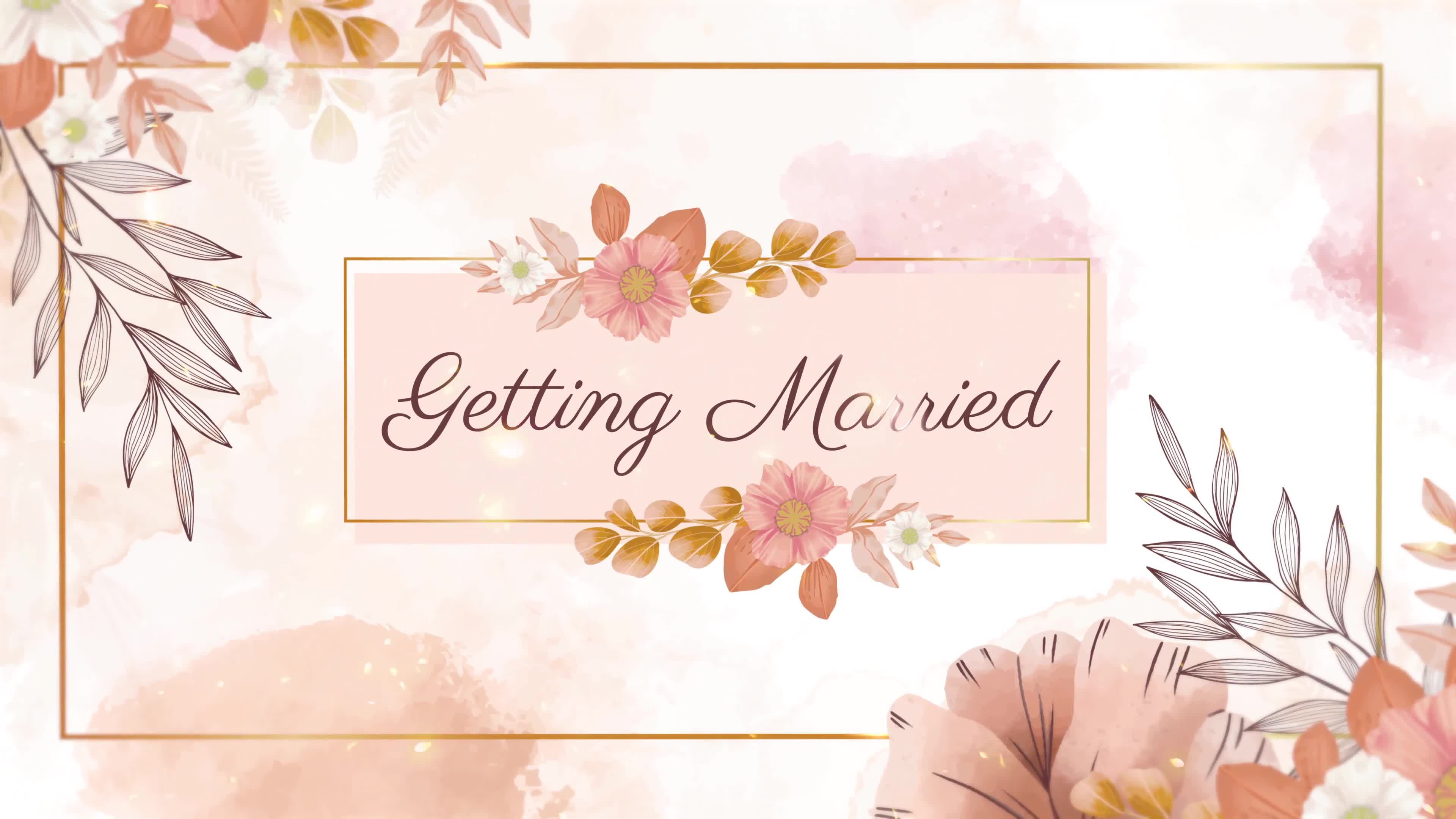 Watercolor Wedding Invitation Videohive 34305109 After Effects Image 2