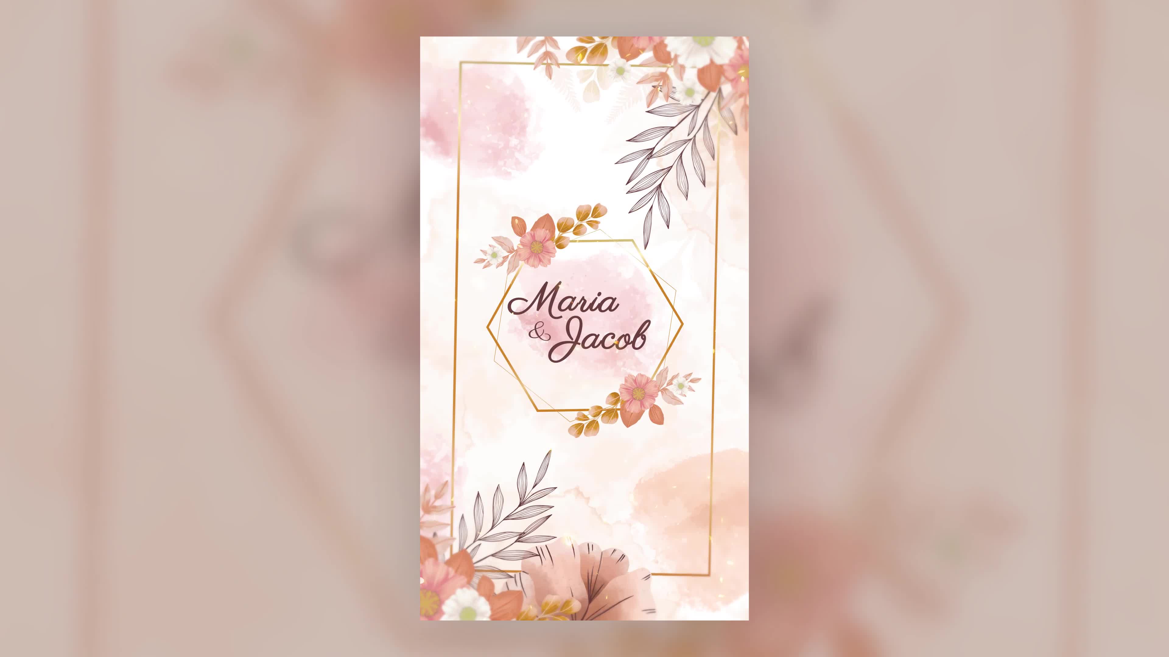 Watercolor Wedding Invitation Videohive 34305109 After Effects Image 7
