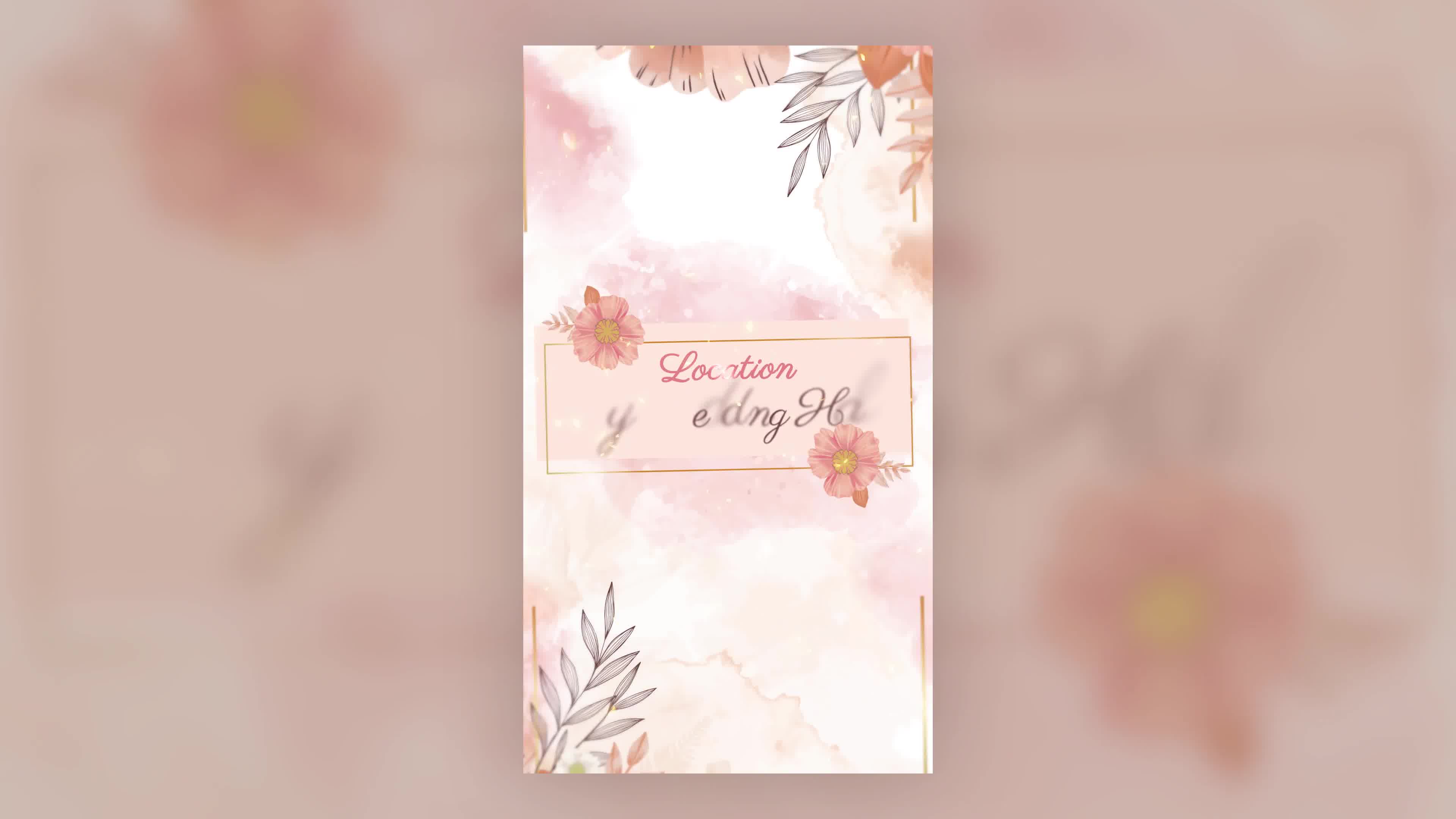 Watercolor Wedding Invitation Videohive 34305109 After Effects Image 9