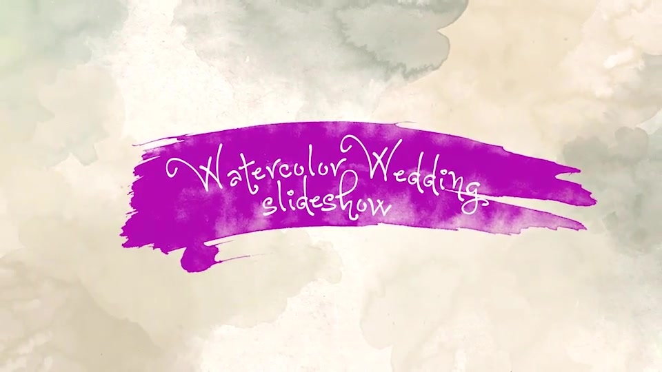 Watercolor Wedding Slideshow Videohive 17892880 After Effects Image 12