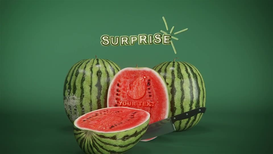 Watermelon Logo Reveal Videohive 22881389 After Effects Image 2