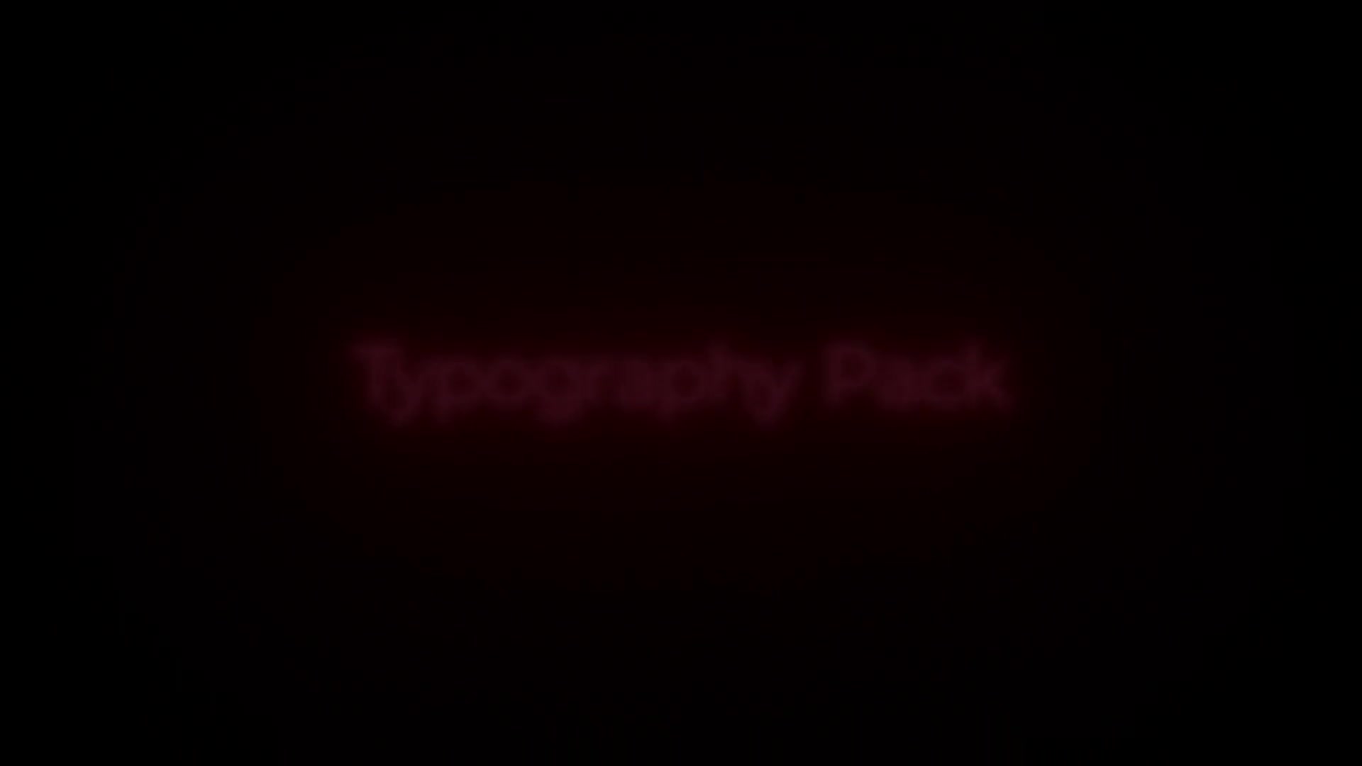 Wave 25 Typography Scenes Videohive 26048422 After Effects Image 1