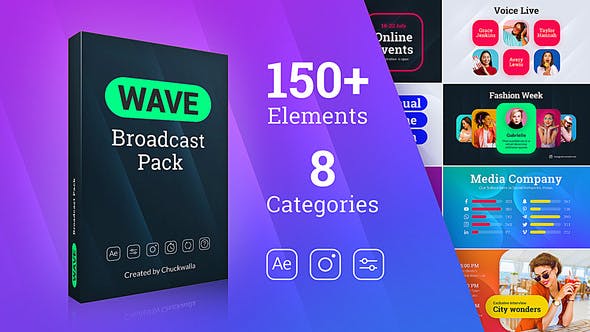 Wave | Broadcast Pack - Download Videohive 31813419