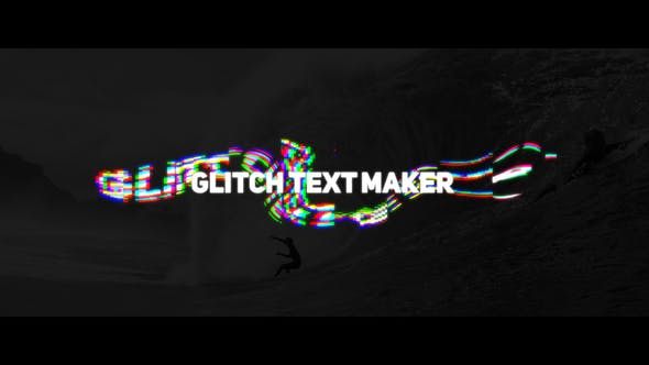 Wave Glitch Text Maker Download Fast Videohive 22191043 After Effects
