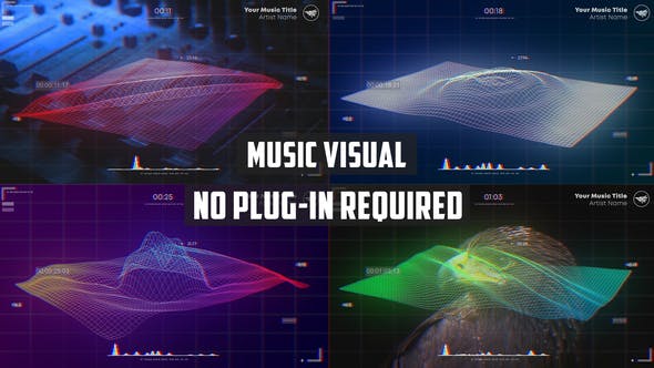 Wave Music Visualizer - Videohive Download 27544136