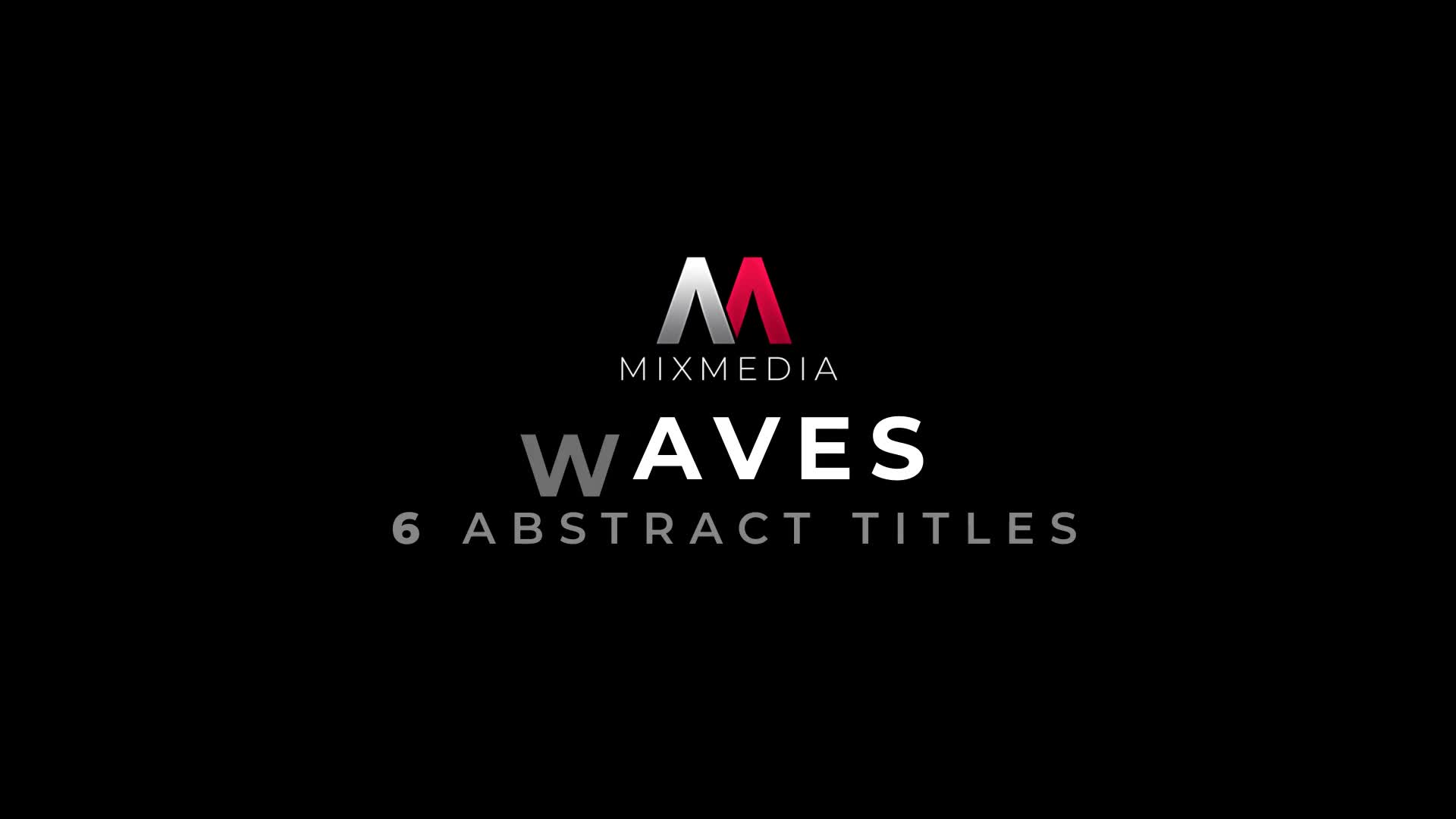 Waves Abstract Titles Videohive 28404843 After Effects Image 1