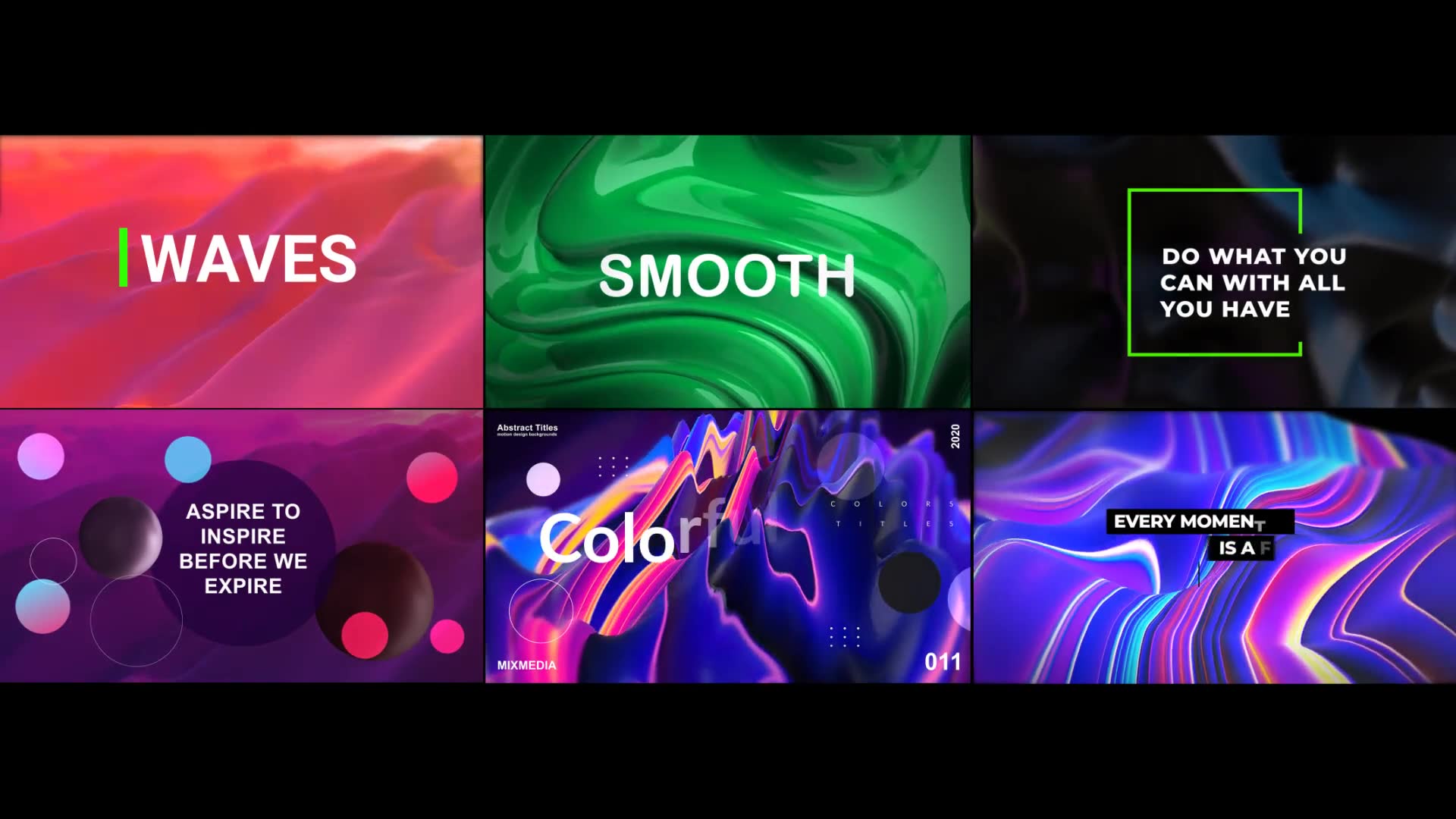Waves Abstract Titles Videohive 28404843 After Effects Image 2
