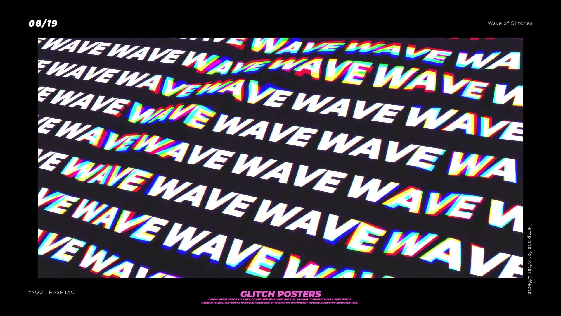 Wavy Glitch Posters Videohive 24572038 After Effects Image 2