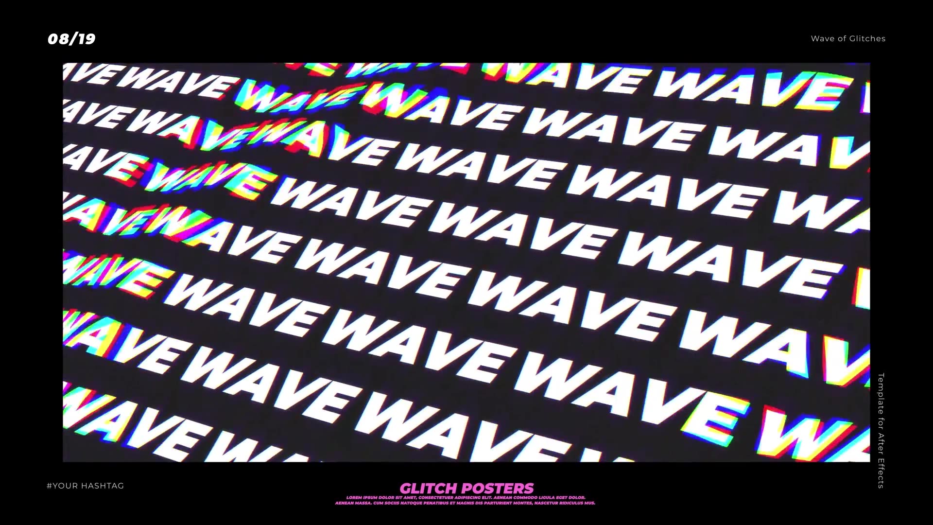 Wavy Glitch Posters Videohive 24572038 After Effects Image 3