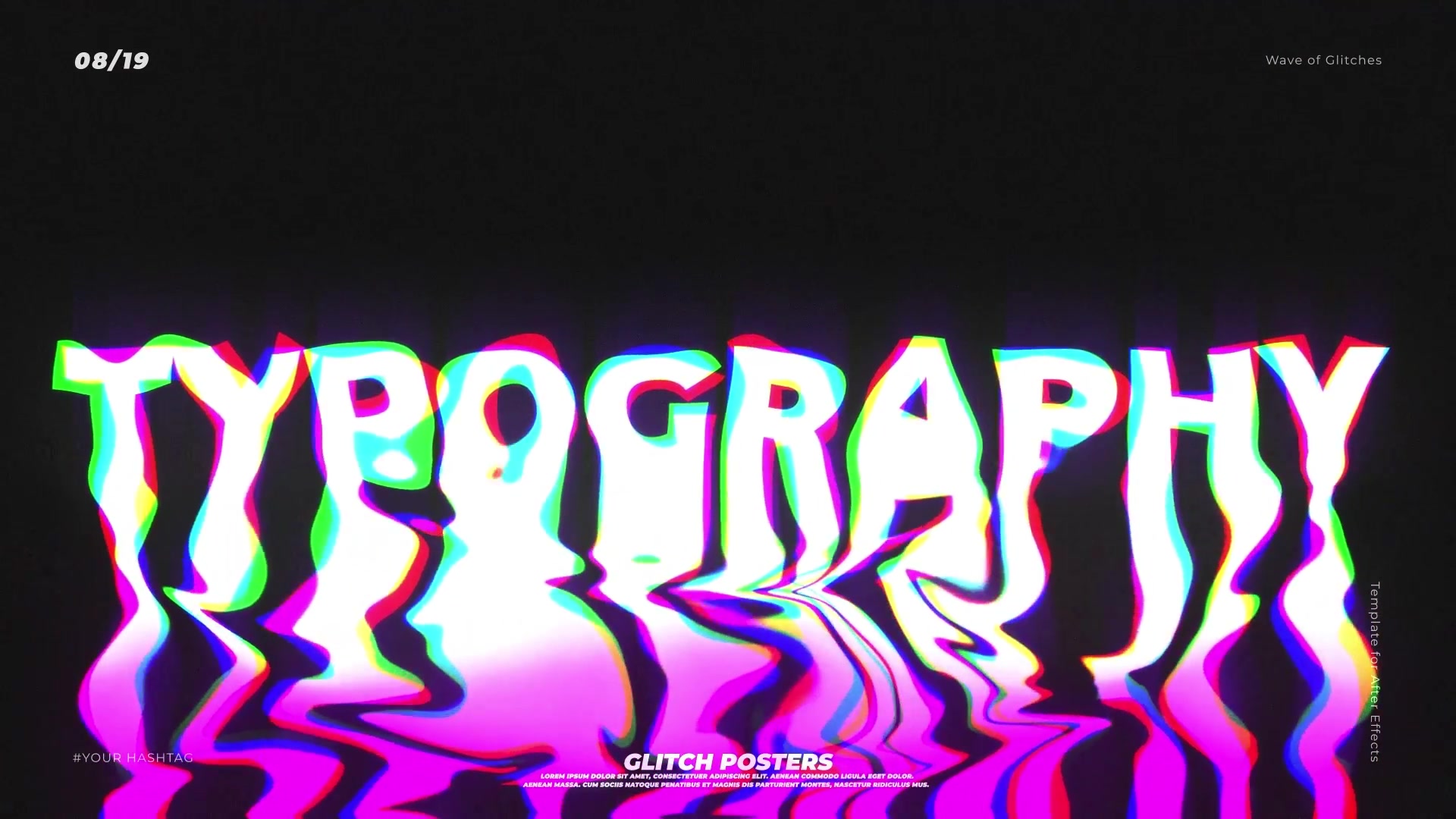 Wavy Glitch Posters Videohive 24572038 After Effects Image 5