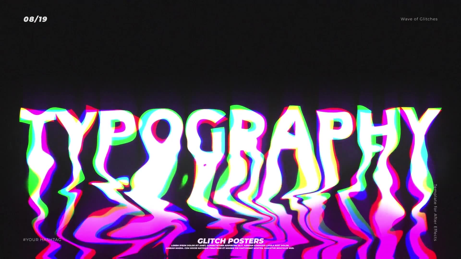 Wavy Glitch Posters Videohive 24572038 After Effects Image 9