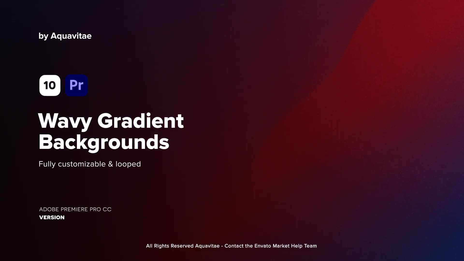 Wavy Gradient Backgrounds l MOGRT for Premiere Pro Videohive 37187414 Premiere Pro Image 3