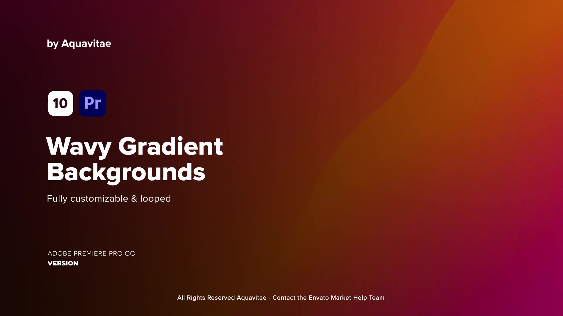 Wavy Gradient Backgrounds l MOGRT for Premiere Pro Videohive 37187414 Premiere Pro Image 4