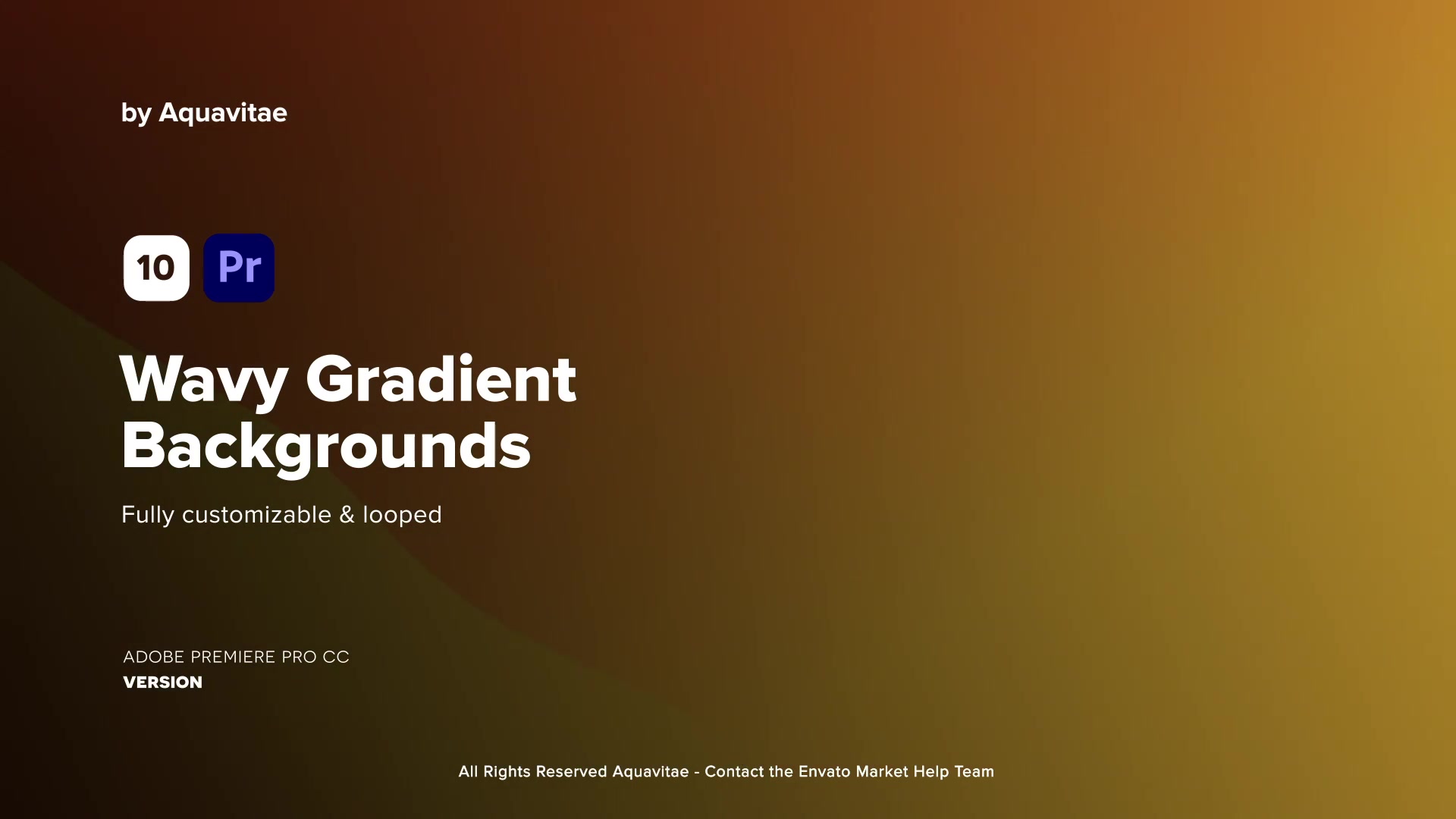 Wavy Gradient Backgrounds l MOGRT for Premiere Pro Videohive 37187414 Premiere Pro Image 9