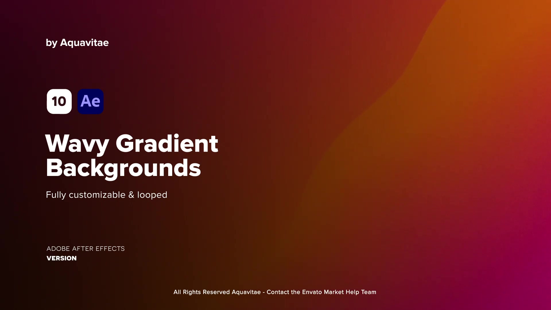 Wavy Gradient Backgrounds Videohive 37159440 After Effects Image 4