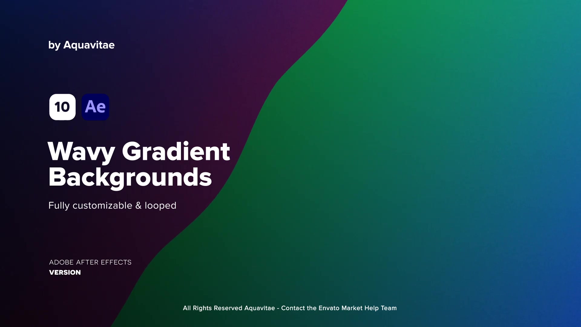 Wavy Gradient Backgrounds Videohive 37159440 After Effects Image 6