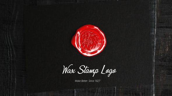 Wax Stamp Logo ( Red, Gold, Silver ) - Videohive 23269840 Download