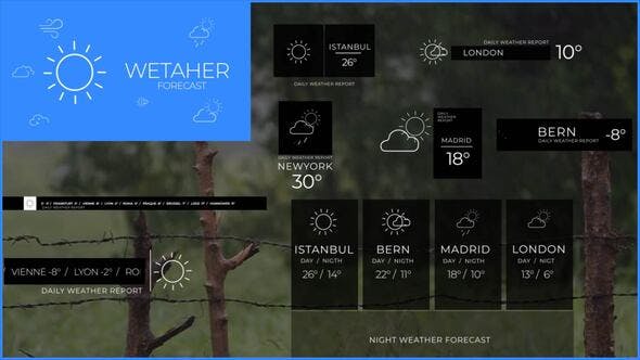 Weather Forecast Broadcast - 36107219 Videohive Download