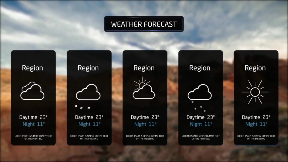 Weather Forecast Broadcast With Intro Videohive 11434523 After Effects Image 10
