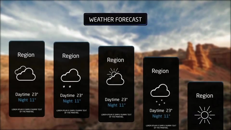 Weather Forecast Broadcast With Intro Videohive 11434523 After Effects Image 11