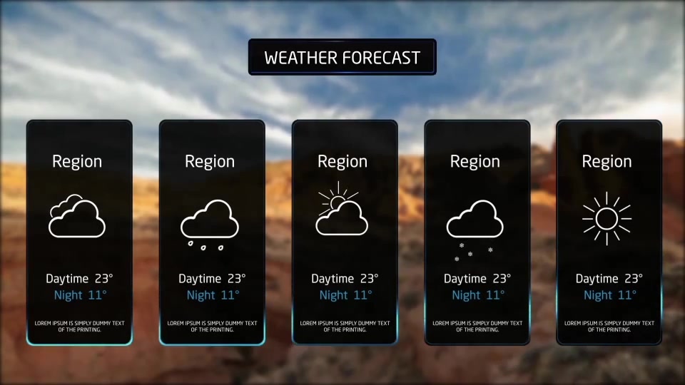 Weather Forecast Broadcast With Intro Videohive 11434523 After Effects Image 12